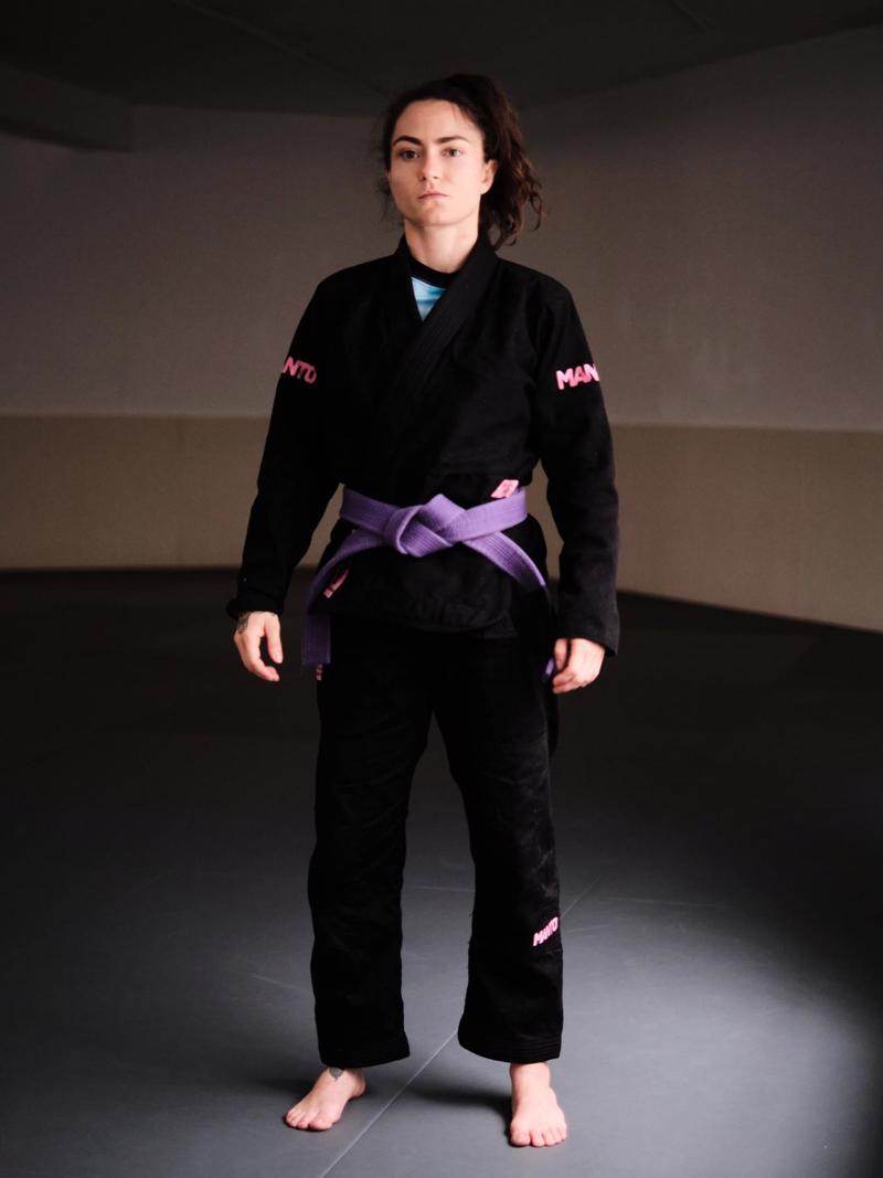 MANTO 'RISE 2' BJJ GI -BLACK/pink